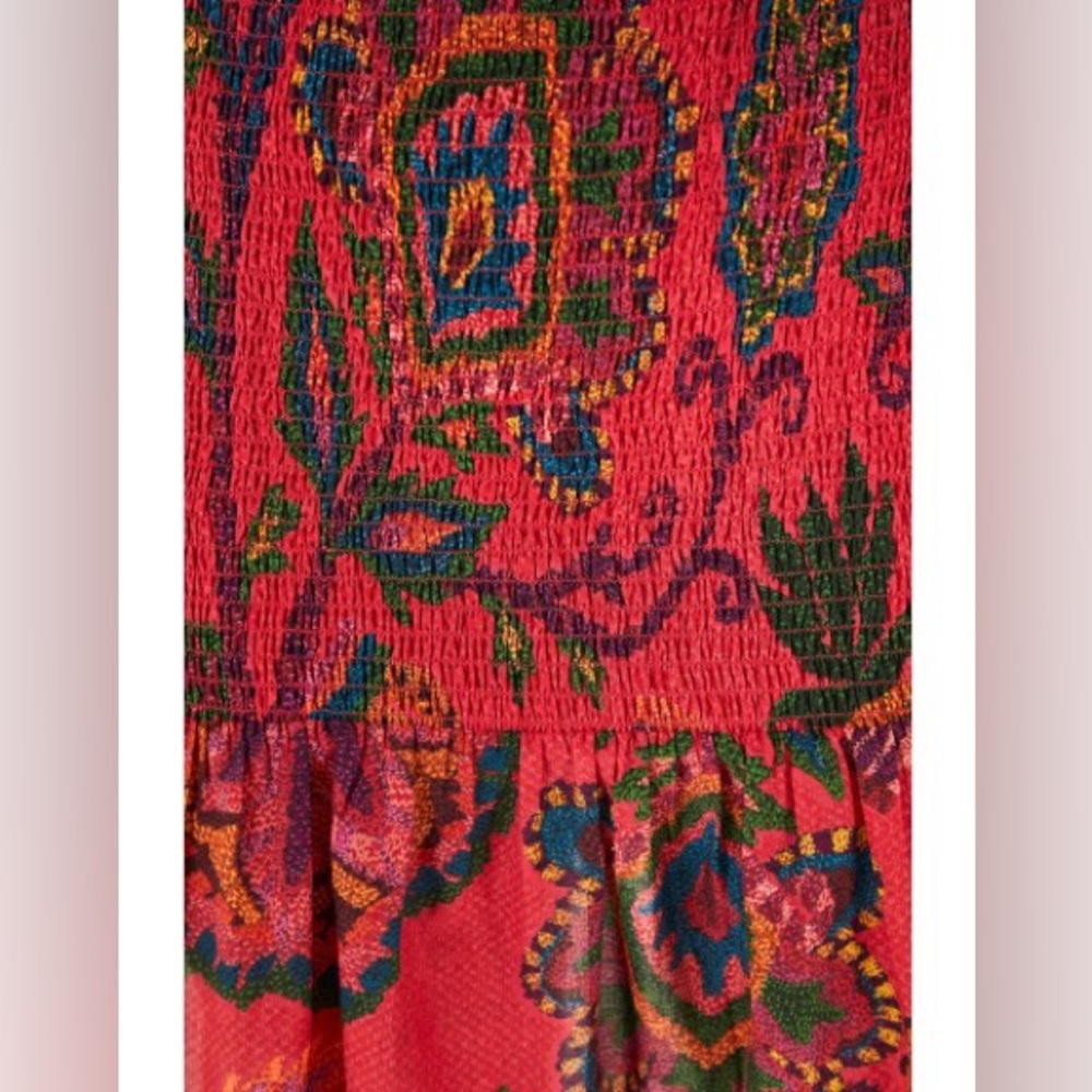 FARM Rio Red Paisley Mini Dress - Picture 5 of 12